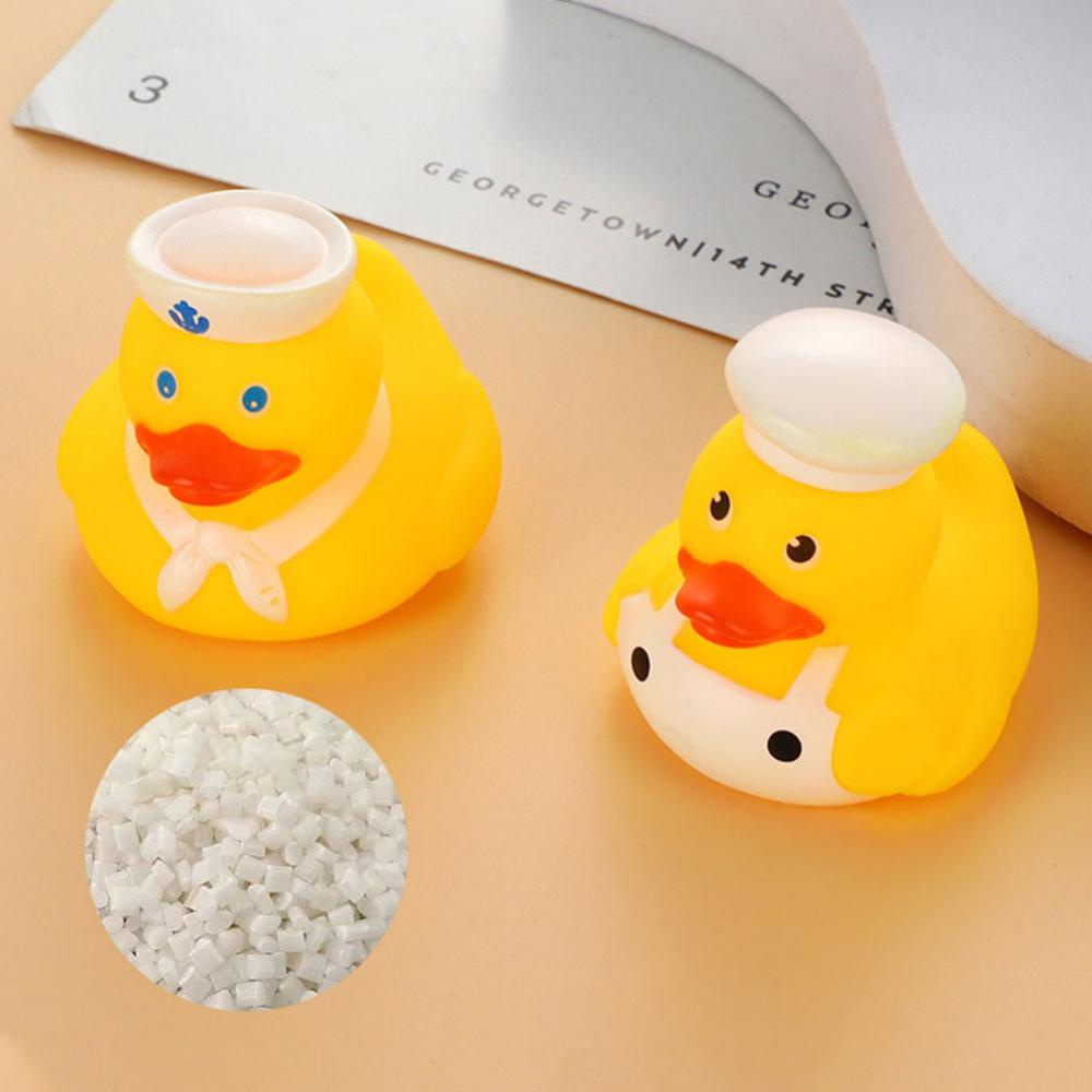 Timekey 1PC Cosplay Bebek Karet Mainan Mandi Bayi Anak Shower Bath Toy Float Suara Mencicit Bebek Lucu Renang Air Bermain Game Mainan J3L8