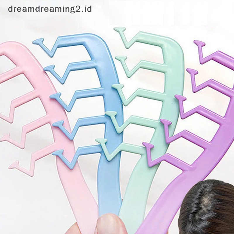 (drea) Z-shaped Comb Hair Fluffy Comb Sisir Rambut Instan Volumizer Styling Comb //