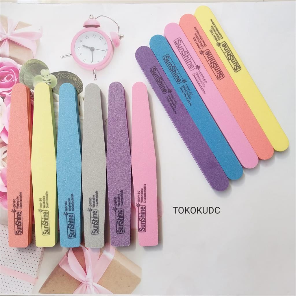 NAIL FILE SPONGE 100/180 2 SISI NAIL BUFFER