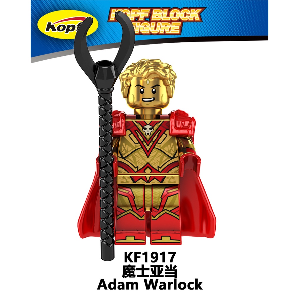 Kaos Superhero Liga Semut-Man Mordor Adam Star Lord Flash Block Figure KF6185