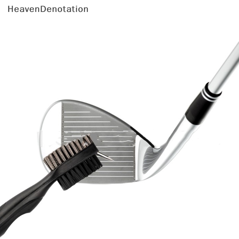 [HeavenDenotation] Golf Pole Putter Double Sided Groove Cleaner Sikat Pembersih Dekorasi Olahraga HDV