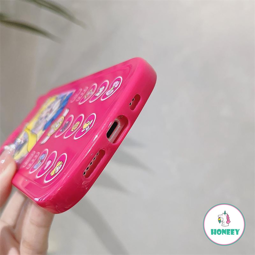 Retro Telepon Keypad Phone Case Untuk Iphone14 13 12 11 Pro Max Casing Untuk iPhone XR XS 7 8plus Fashion Rose Red Kartun Back Cover