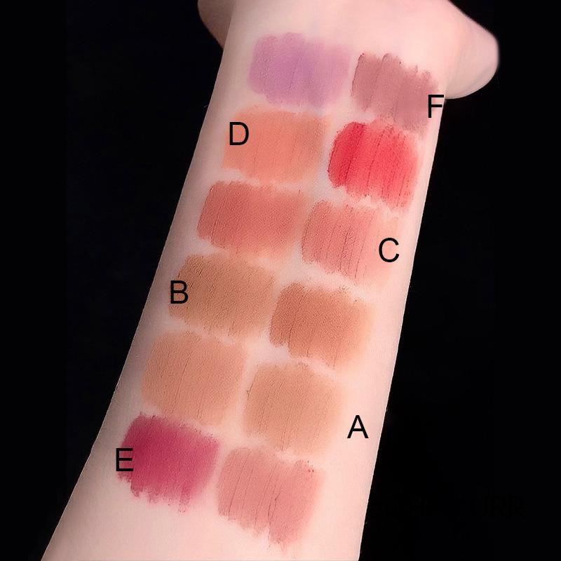 【COD】CAPPUUVINI Lip Glaze 2 IN 1 Dual-ended 2 Warna Lipstick Liquid Matte Velvet-CH