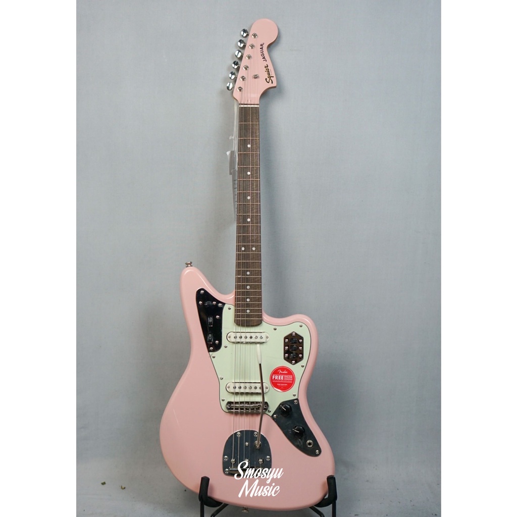 Squier FSR Classic Vibe 60’s Jaguar Laurel FB Shell Pink