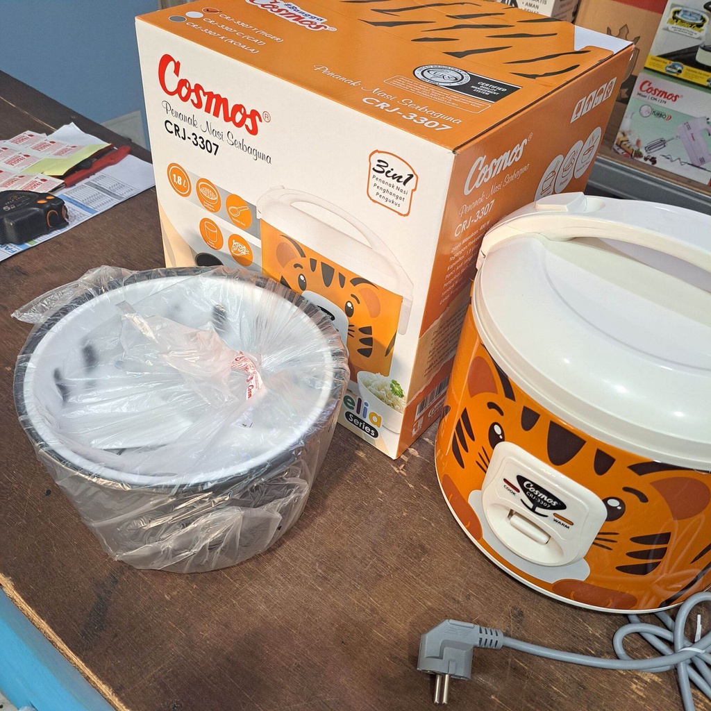 COSMOS Magicom Terbaru 1.8 Liter CRJ-3307 Fabelia Series Mejikom 3 in 1