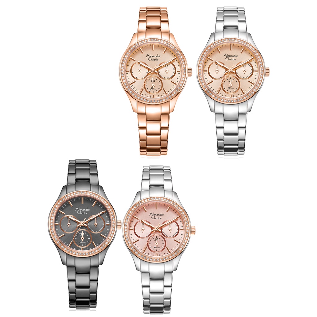 Alexandre Christie Ac 2a66 / ac2a66 Jam Tangan Wanita Original Bergaransi Resmi