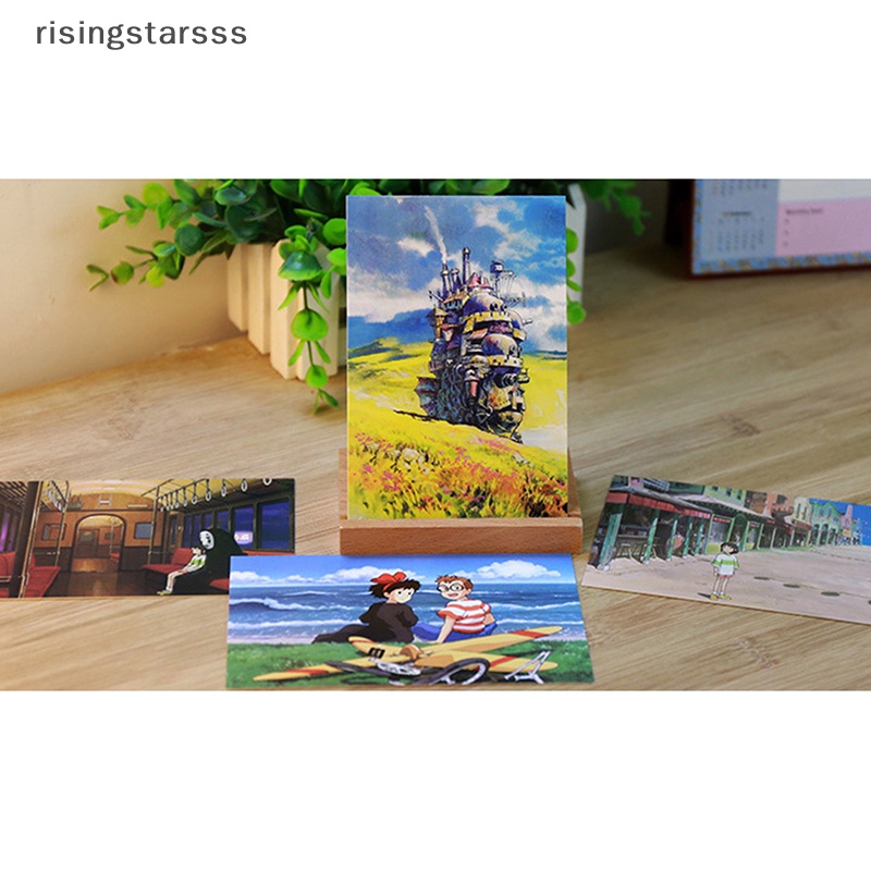 Rsid Span-new 30sheets/ Kartu Pos Kartun vintage Paings Hayao Miyazaki Greeg Card Jelly