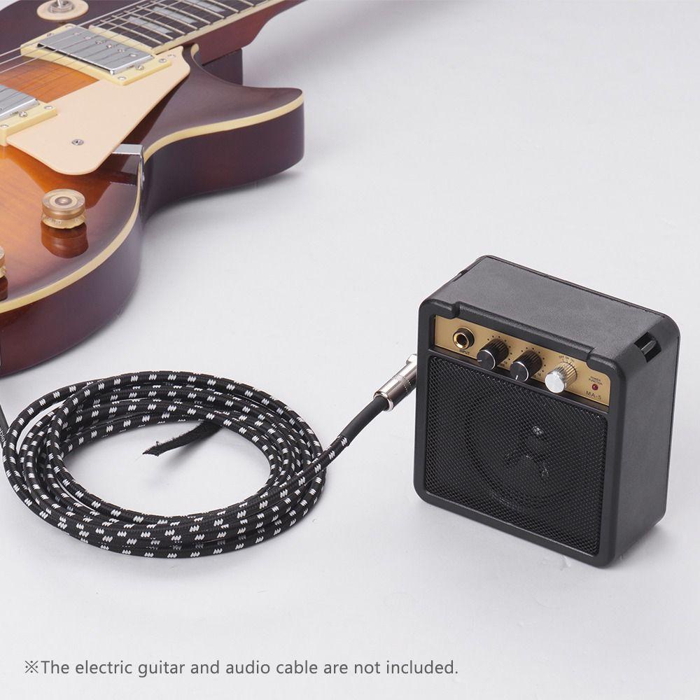 Lanfy Mini Amplifier Gitar Mini Part Portable Speaker Gitar Set Gitar Plug Amp Untuk Pipa Biola Gitar Amp