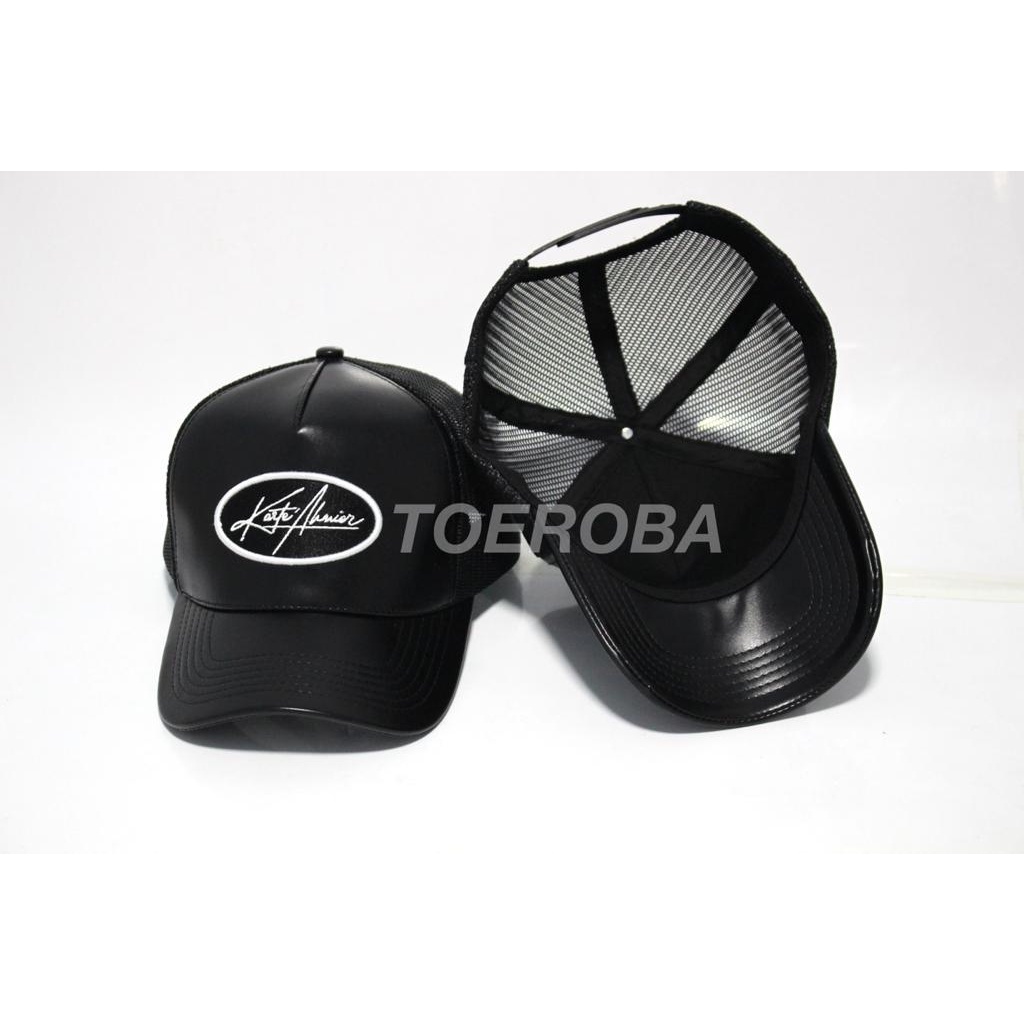 Topi Jaring kulit Black kates Kulaitas Premium