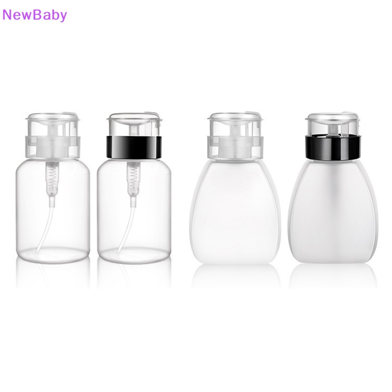 Newbaby Botol Penghilang Kutek UV Gel Press Bottle Nail Art Bersih Kosong Pump Liquid ID