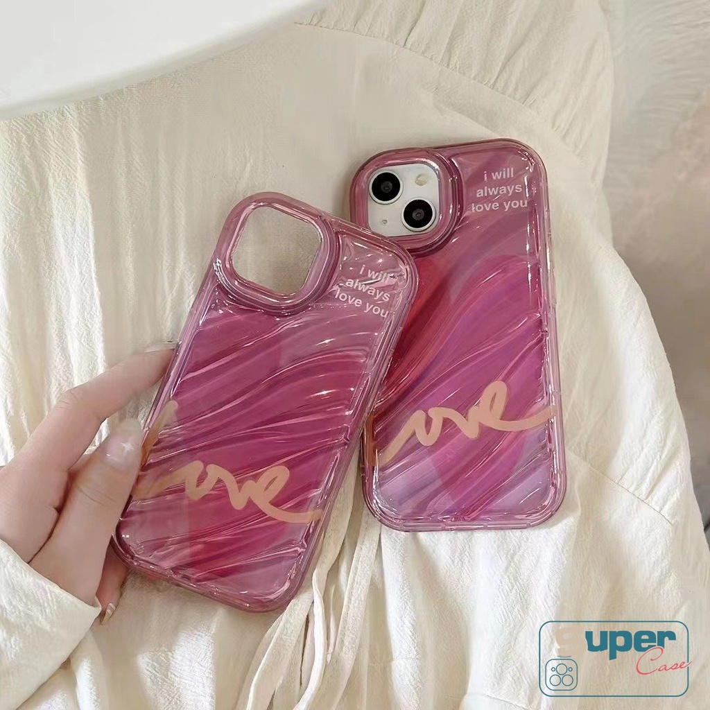 IPHONE 3d Stereo Corrugation Fashion Mewah Sederhana Surat Telepon Case Kompatibel Untuk Iphone14 7Plus XR 11 13 12 Pro MAX X7 8 6 6S Plus XS MAX SE 2020kartu Warna Dazzle Kreatif Case