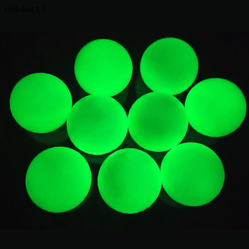 Xo Bola Golf Malam Luminous Light Up Golf Balls Bright Night Glow Reusable OL