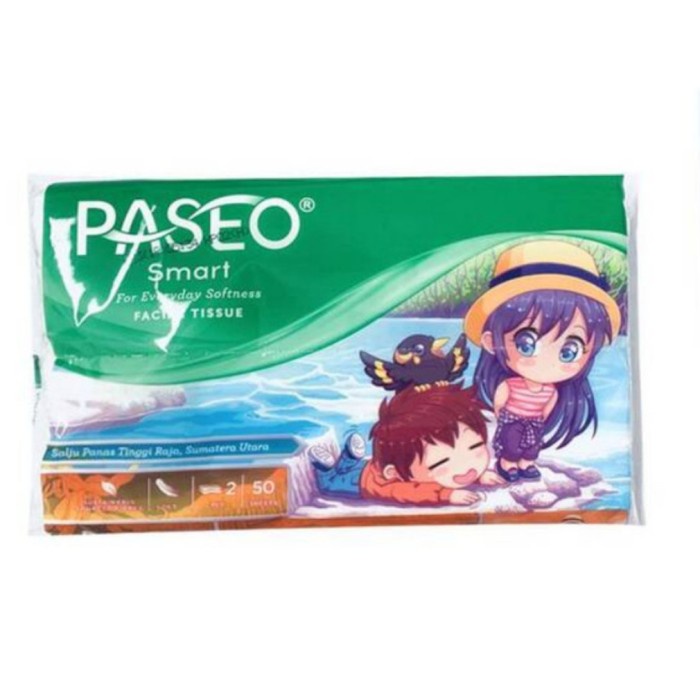 GROSIR 1 CTN Tissue PASEO SMART TRAVEL PACK 50s
