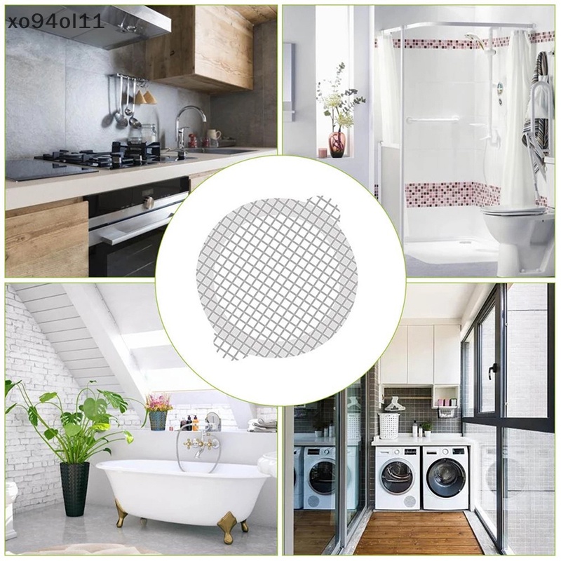 Xo 10PCS Disposable Shower Drains Hair Catcher Mesh Stiker Kamar Mandi Mandi Mandi Shower OL