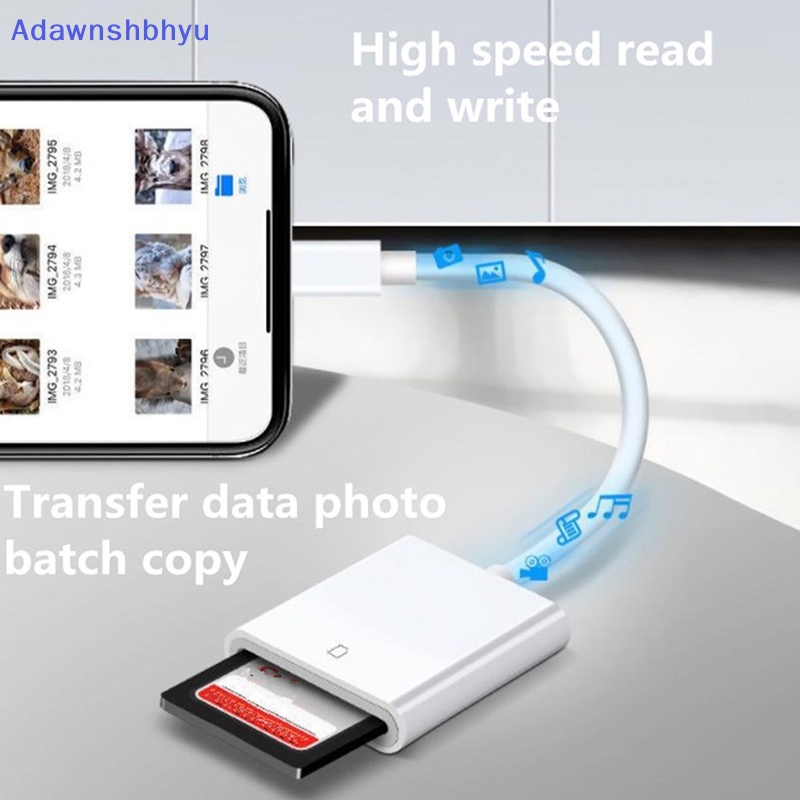 Adhyu Adaptor Memory Card SD TF 2In1 Untuk IOS SD TF Card Reader Konverter Data ID