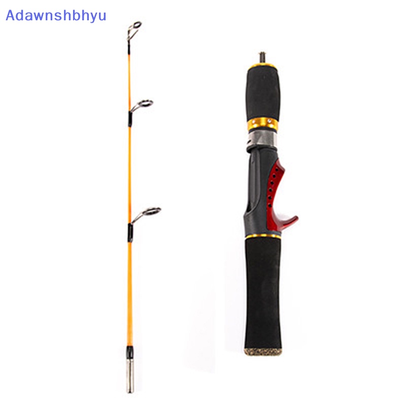 Adhyu Ice Fishing Rod Double Tips Pancing Musim Dingin set Spinning Pole Fishing Tackle ID