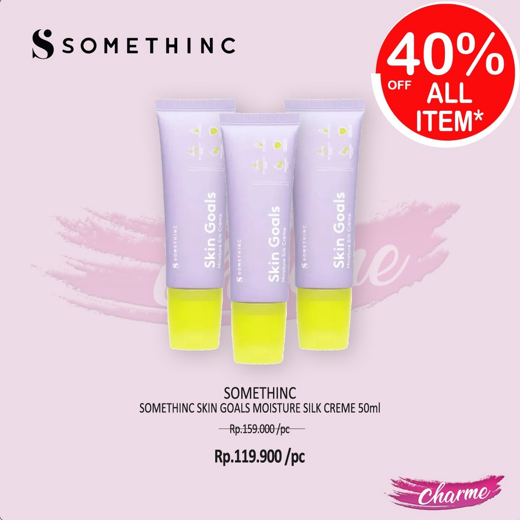 (READY &amp; ORI) Somethinc Skin Goals Moisture Silk Creme 50ml BPOM