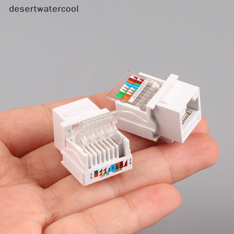 Deid 5PCS RJ45 Connector Informa Socket Stop Kontak Komputer Kabel Adaptor Jack Martijn