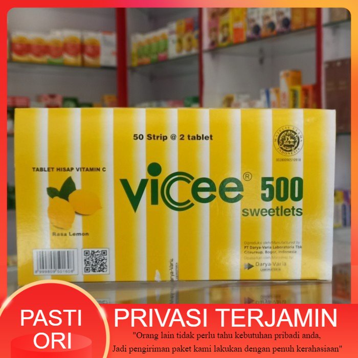 

Vicee Lemon Box / Vicee Vice box isi 100 Tablet Hisap