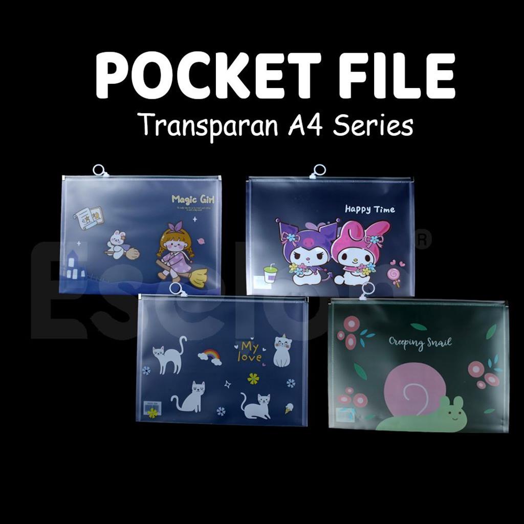 

Pocket File A4 FANCY / Map Zipper A4 Karakter
