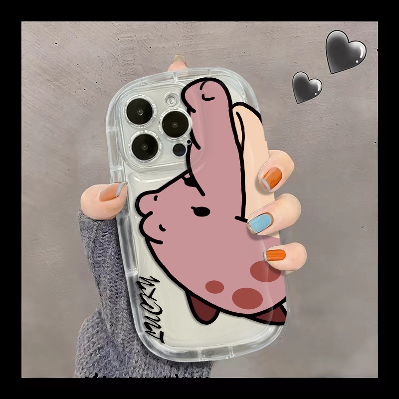 IPHONE Cute Crocodil Casing Transparan Kompatibel Untuk Iphone14 Pro Max13 12 11 XS X XR 8 +7Plus Casing Ponsel Silikon Lembut Shockproof Cover Cell Precticer