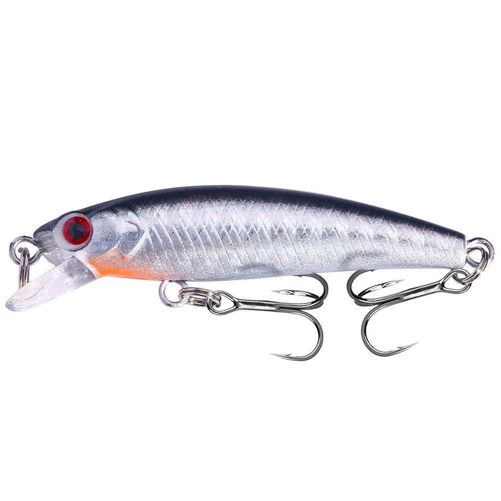 Hengjia Baru 3D Mata Swimbait Lure Mini Ikan Kecil Memancing Lure 5.5cm2.5g Gewang Aksesoris Memancing Umpan Mancing Mengambang Umpan Buatan