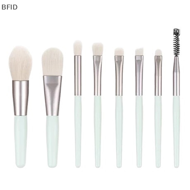 [BFID] 8pcs Mini Pro Brush Makeup Pemula Gagang Matte Portable Soft Brush [ID]