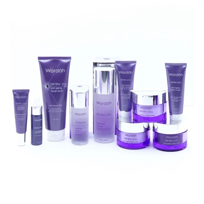 Wardah Renew You Anti Aging Series All Variant