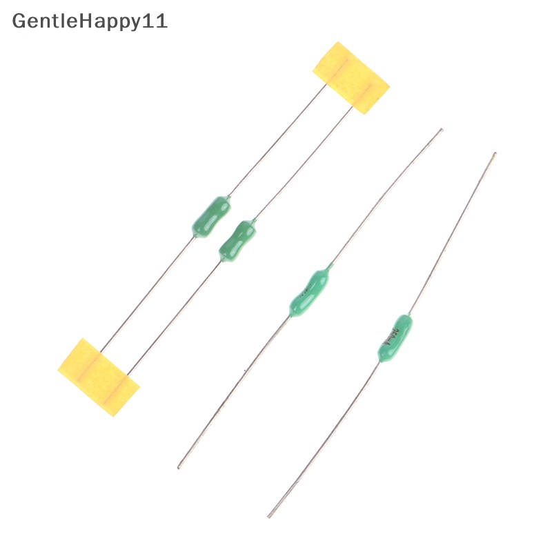 Gentlehappy 10PCS 2.4*7mm Axial Lead Green Fuse 125mA-15A Sekring Tahan Tiup Cepat id