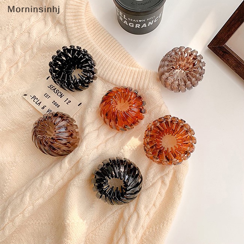 Mornin Kristal Hair Claw Hair Bun Sarang Burung Expanding Horsetail Buckle Hair Clip id