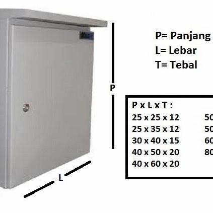 UMG Box Panel Listrik Topi Outdoor 40 X 60 X 20