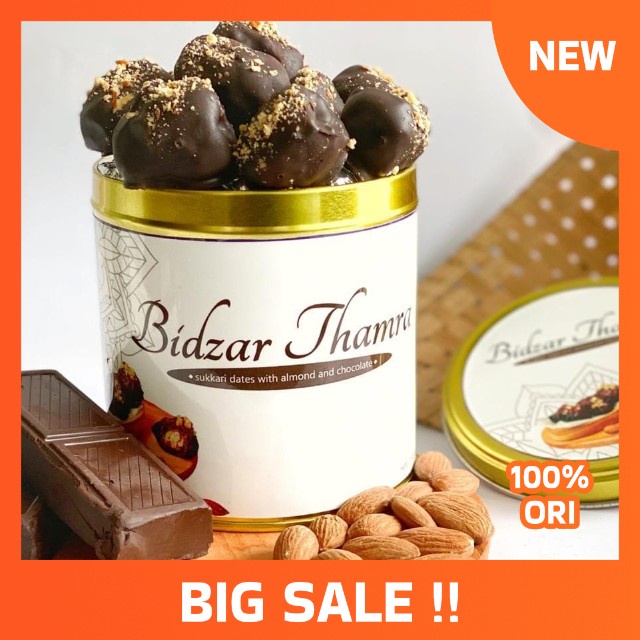 

Bidzar Thamra Sukari Dates and Almonds Premium King Quality