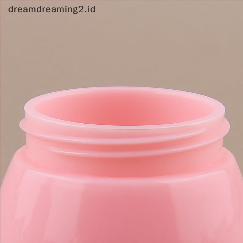 (drea) 1pc Toples Kosmetik Botol Isi Ulang Kosmetik Kosong Kecil Plastik Eyeshadow Makeu //