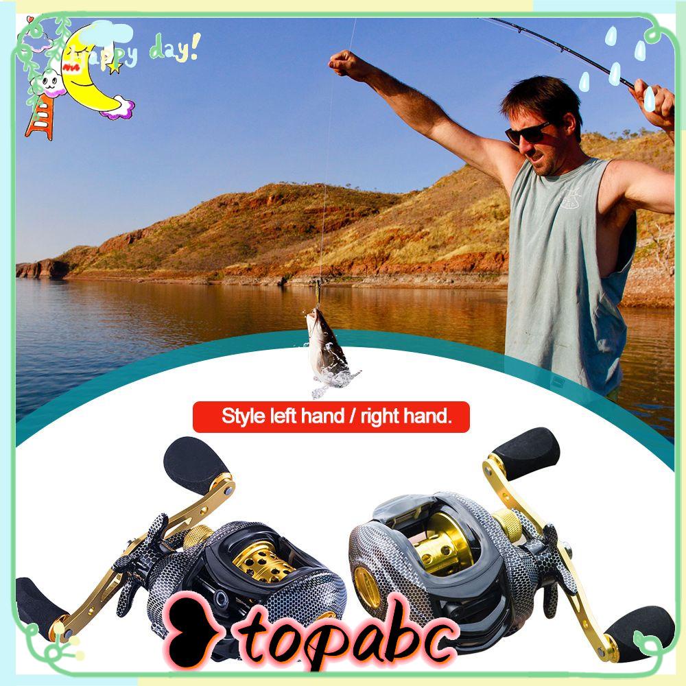 TOP Laser Lure Wheel Metal Kiri /Kanan Memancing Perlengkapan Memancing Reel Pancing