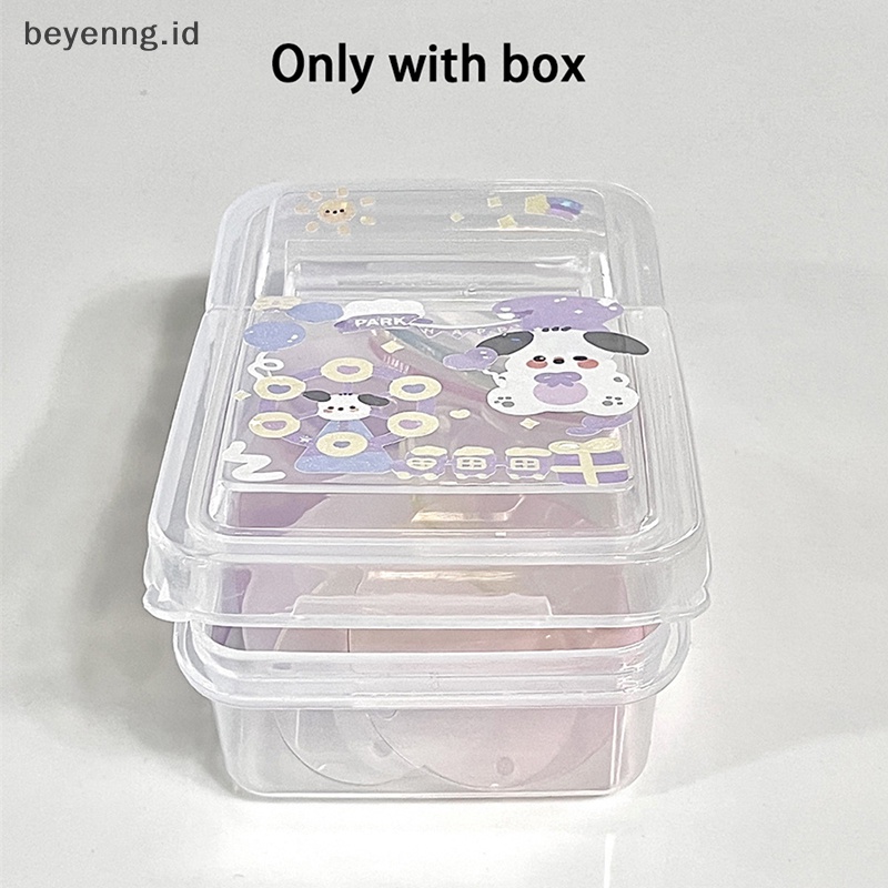 Beyen 1PCS Collection Container Case Plastik Transparan Kotak Penyimpanan Small Clear Store box Dengan Tutup Perhiasan Finishing Aksesoris ID