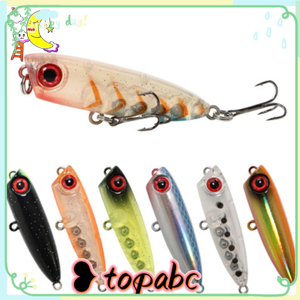 TOP Umpan Pensil Dengan Bola Baja Transparan Crankbaits Umpan Ikan Kecil Yang Bermanfaat