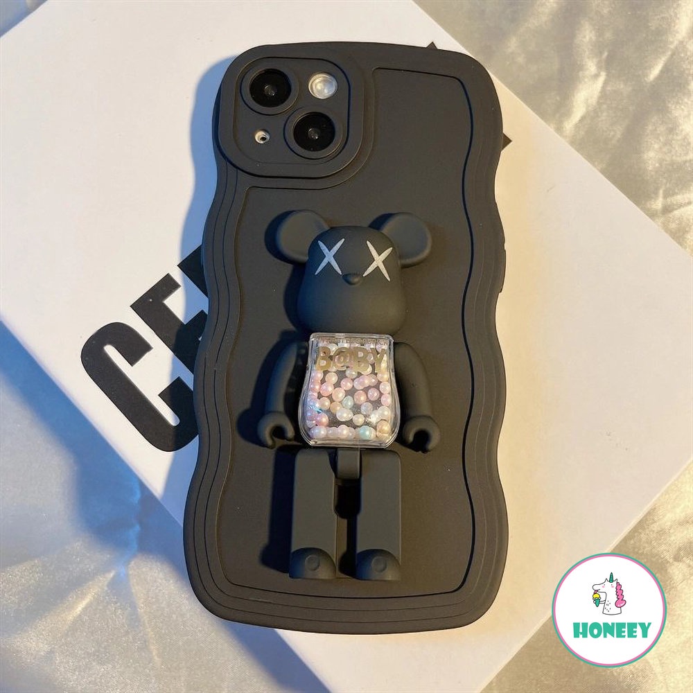 Casing Ponsel KAWS Anime Jepang Lucu 3D Kompatibel Untuk Iphone14 13 12 Pro Max Case iPhone 11 Pro Max XR Cute Shockproof Soft Cover