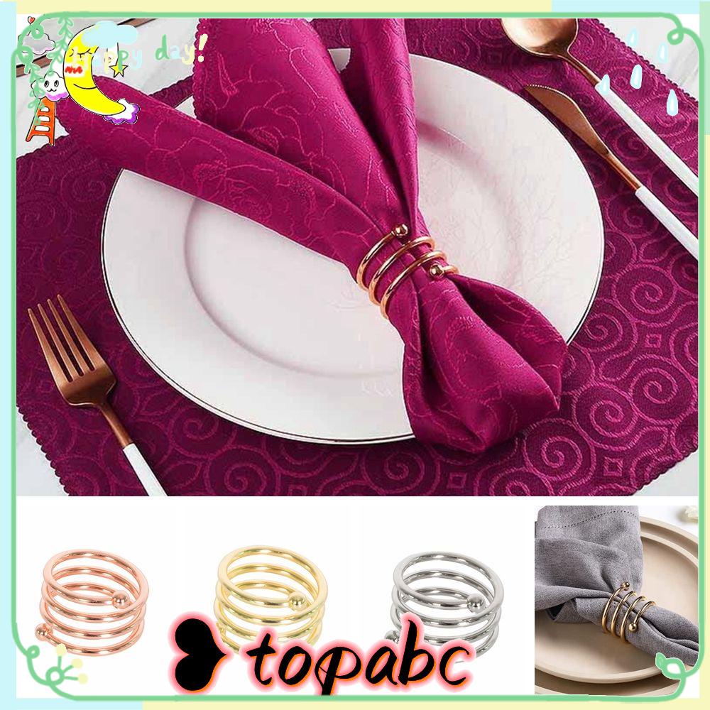 TOP Cincin Serbet Hadiah Untuk Teman Dekorasi Meja Makan Pesta Napkin Holders Gesper