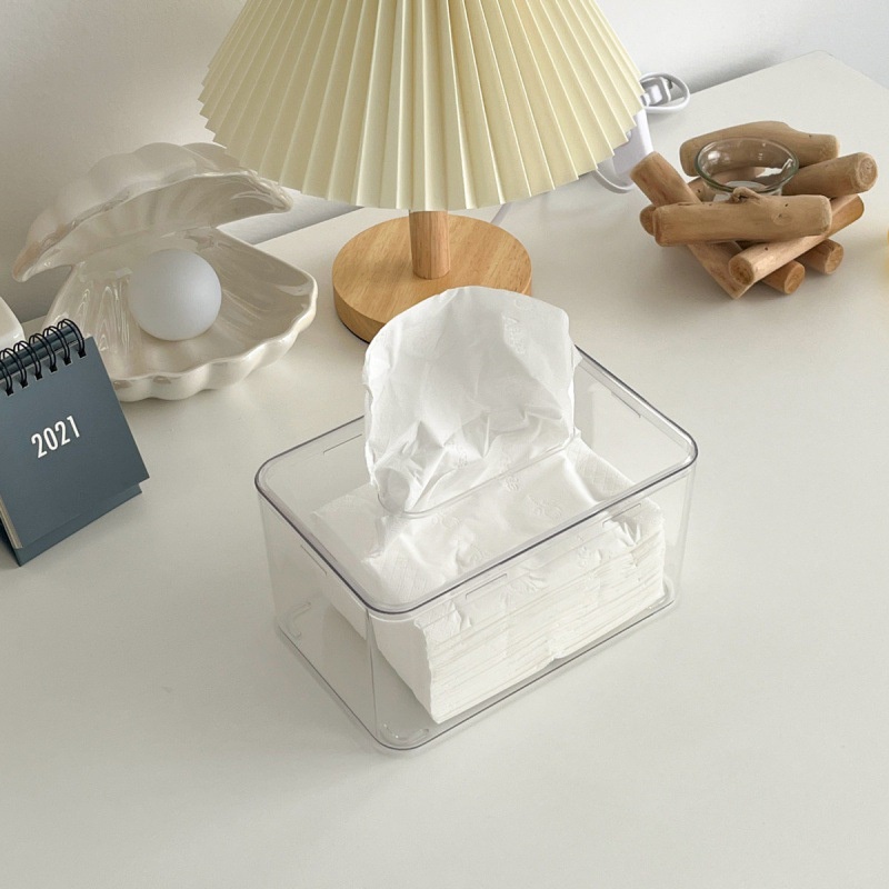 Tempat Tisu Transparan Minimalis Kotak Tissue Wadah Tisu Tissue Box