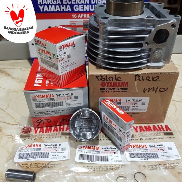 SALE BLOK SEHER BORING PISTON KIT NOUVO MIO SMILE SPORTY ASLI ORI YAMAHA Termurah