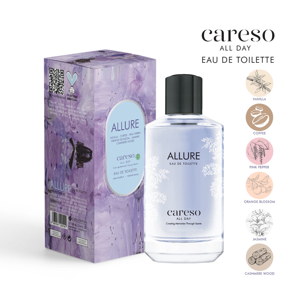 RADYSA - Careso All Day Eau De Toilette PARFUME 100ml