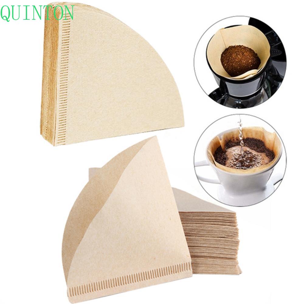 QUINTON Coffee Filter Paper Espresso Untuk Dripper Coffee Size 02alat Drip