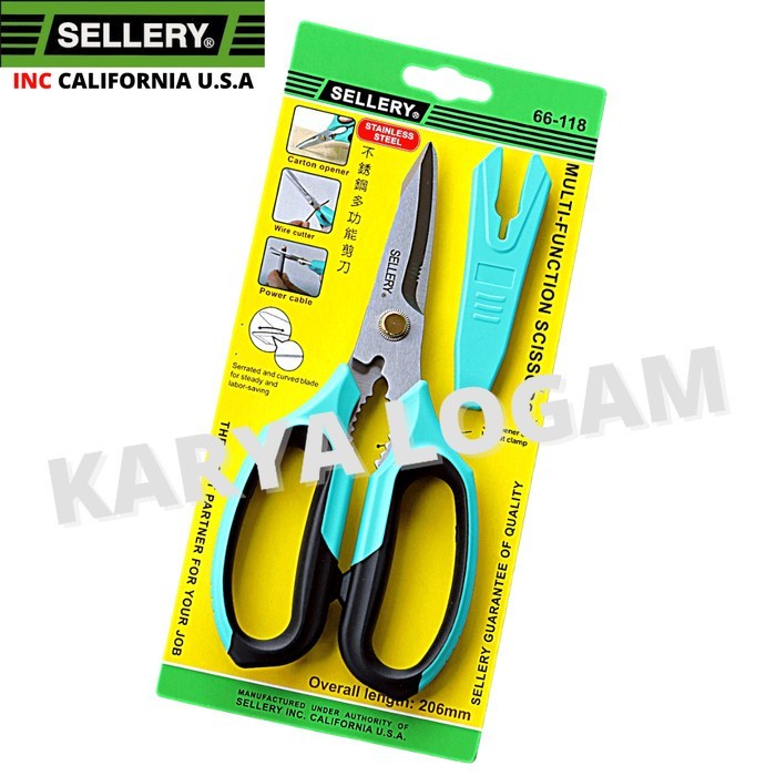 

GUNTING Serba Guna Stainless Sellery / Sellery Scissors - KUAT MURAH