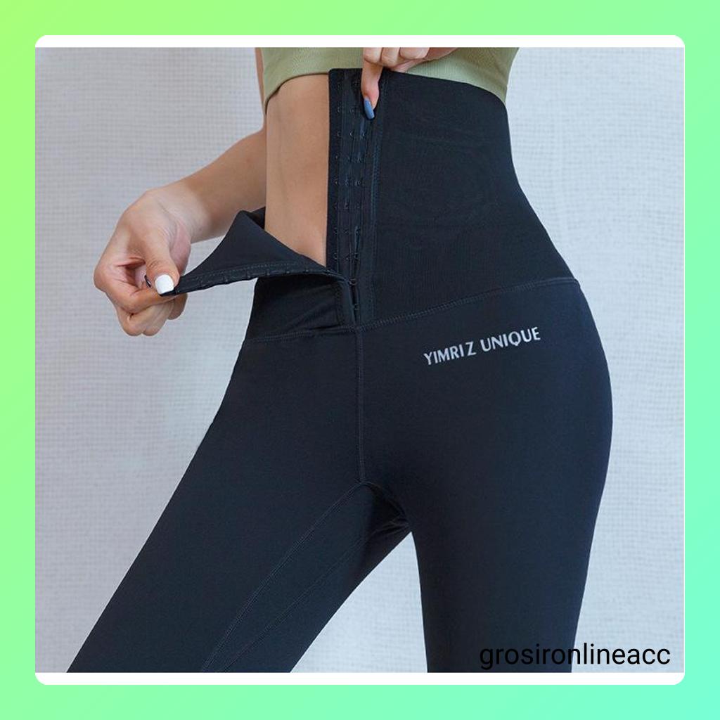 Celana Legging Panjang kurus membentuk yoga perut langsing WT03