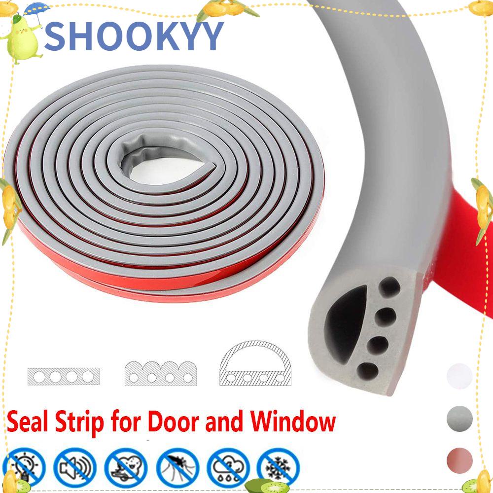 CHOOKYY 6m Sealing Strip Anti Tabrak Kedap Suara Karet Silikon Serut Excluder