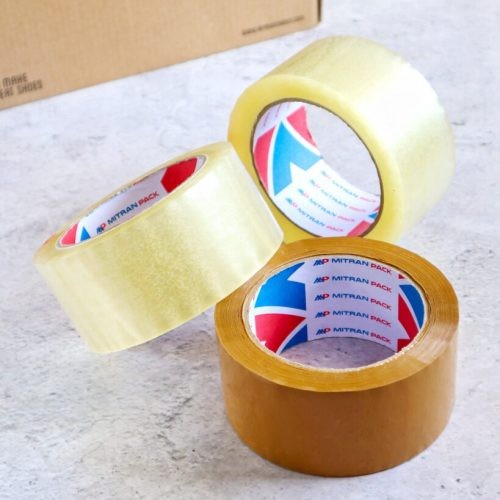 Lakban Bening / Coklat Mitran Pack 48 mm Full 100 Yard Tape 48mm x 90m