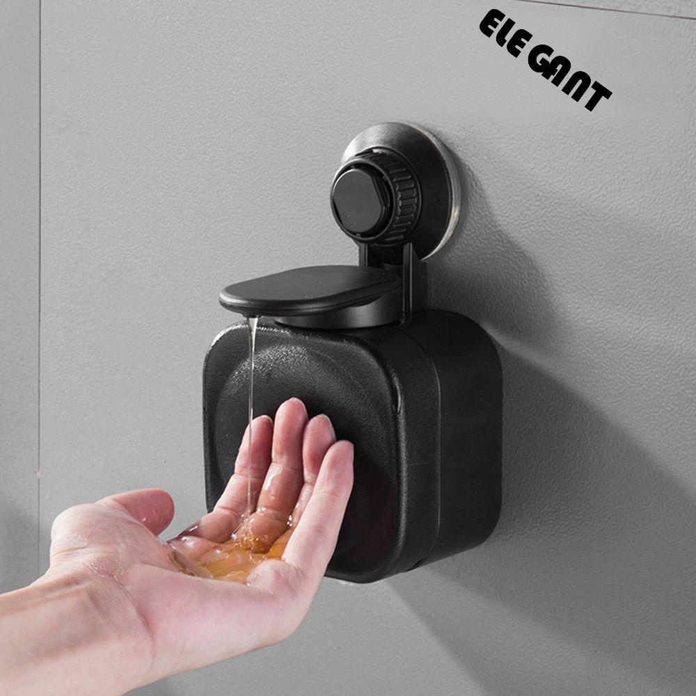 【 ELEGANT 】 Dispenser Sabun Anti Air ABS Waterproof Suction Cup Organizer