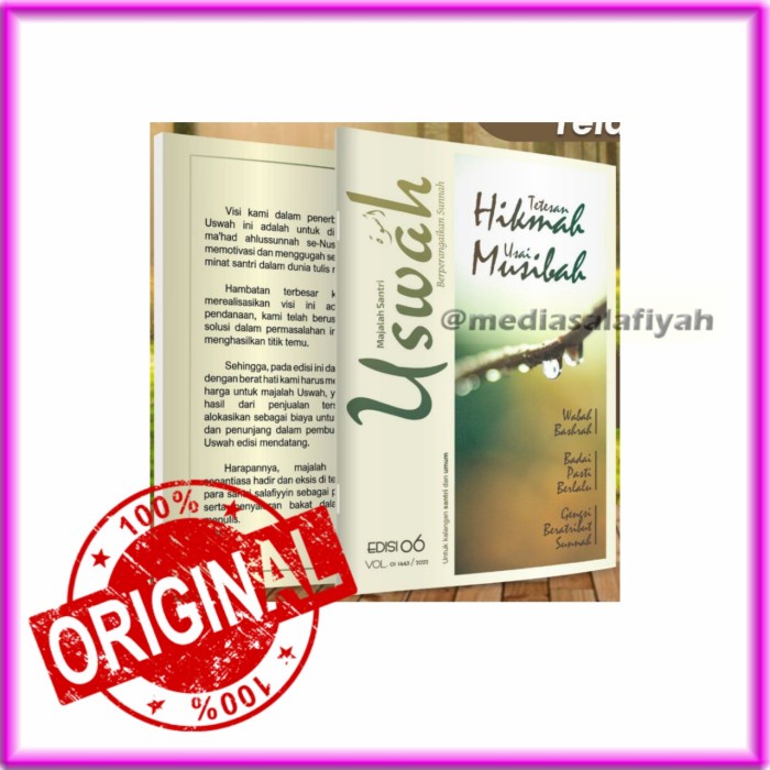 Majalah Uswah Edisi 6 Tetesan Hikmah Usai Musibah