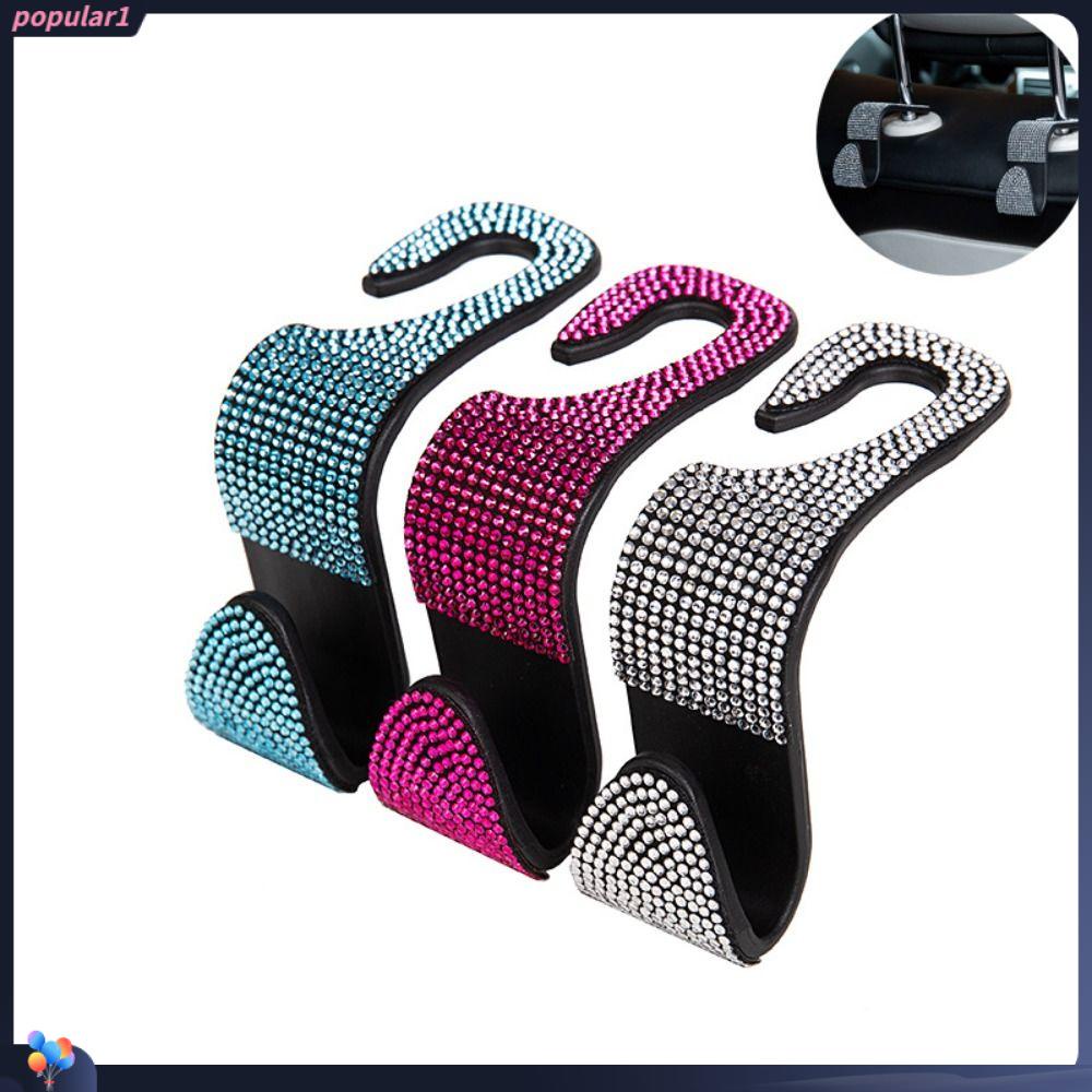 POPULAR 2pcs Kait Belakang Kursi Mobil Aksesoris Wanita Universal Headrest Tempat Penyimpanan