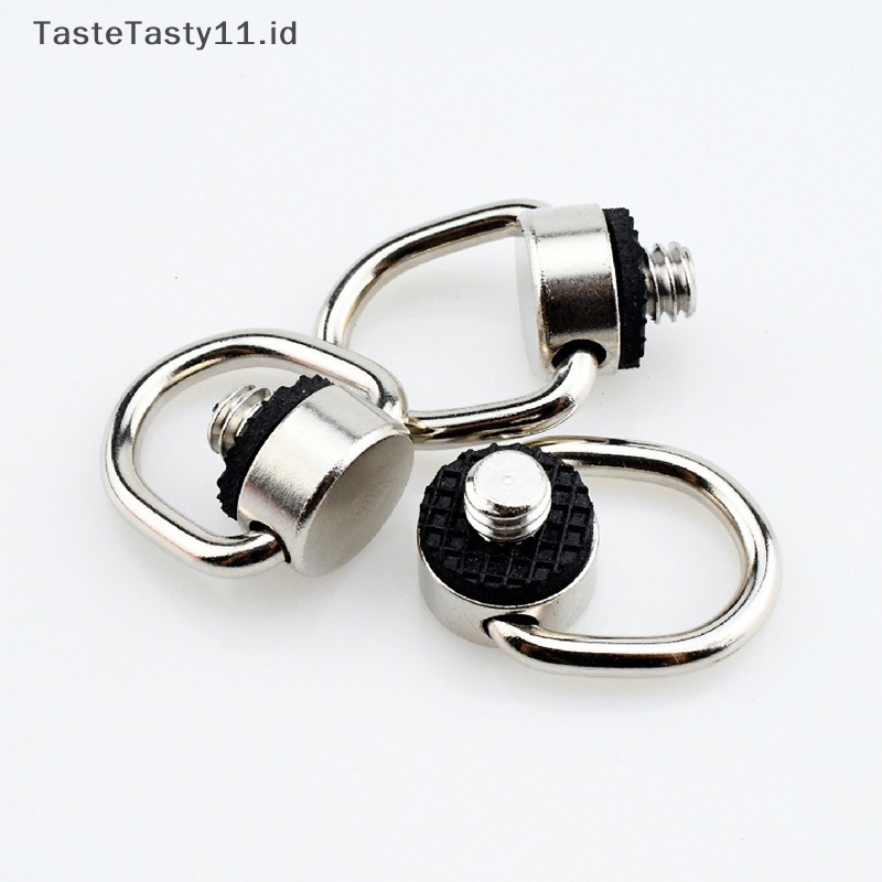 Dudukan sekrup kamera 1/4 strap screw dessyasterataiasty dessy ring quick release plate screw adapter untuk aksesoris fotografi kamera .